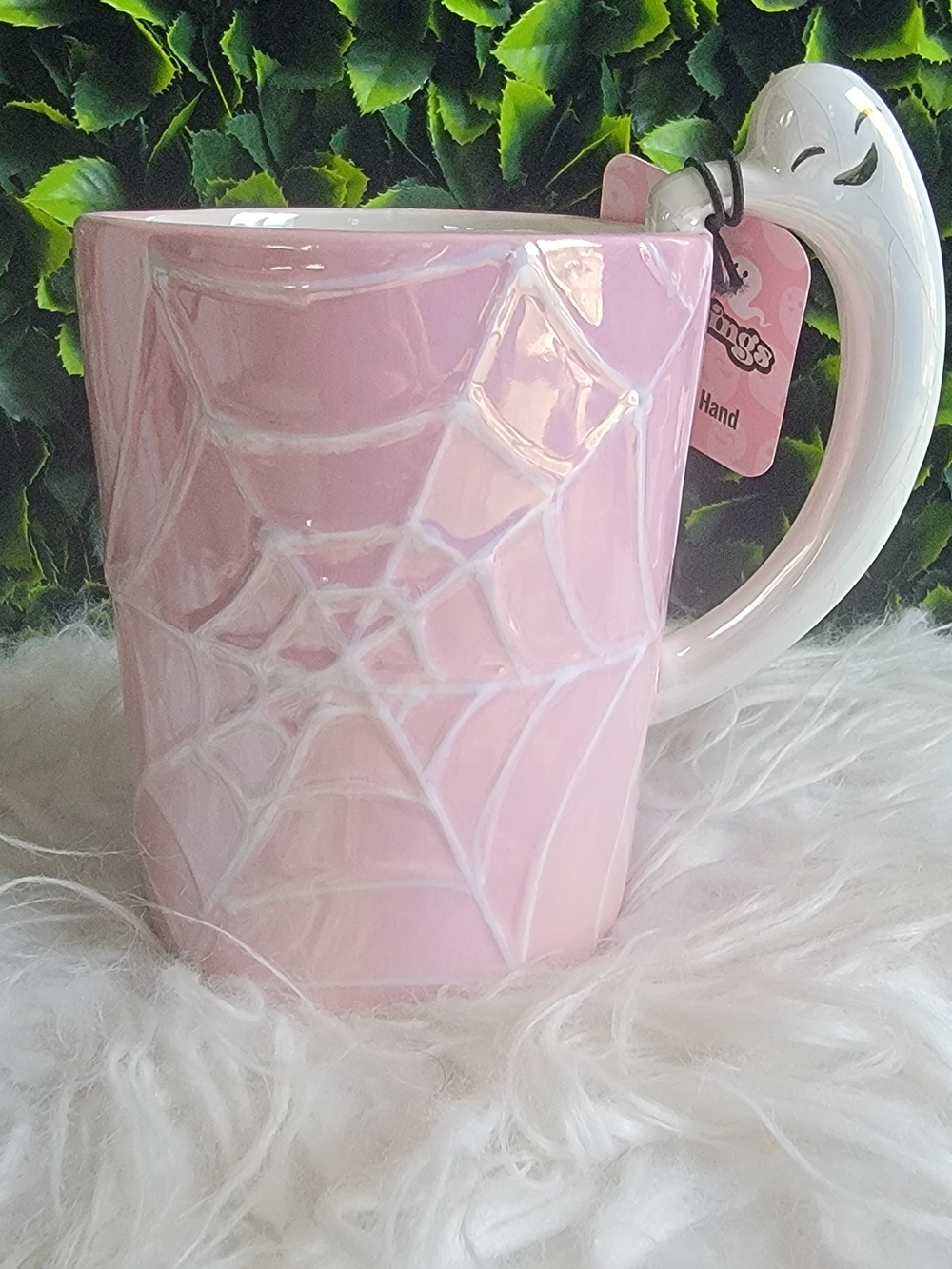 🕸 NWT Happy Hauntings Cobwebs Coffee Mug! 🕸
